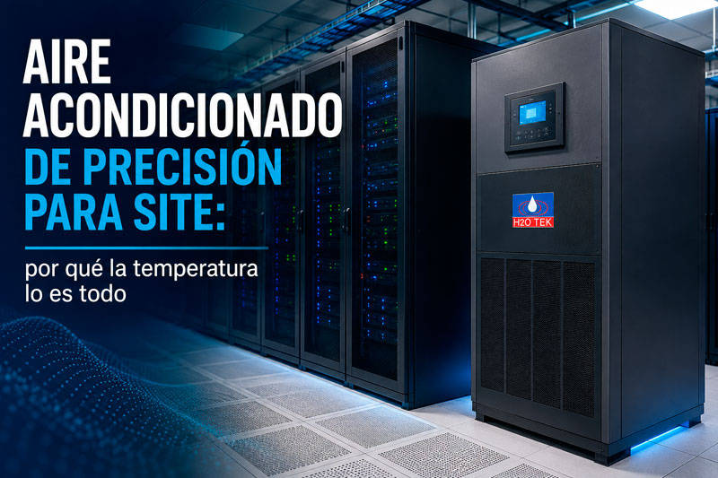 Aire acondicionado de precisión para site: por qué la temperatura importa