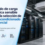Cálculo de carga térmica sensible para la selección de aire acondicionado comercial