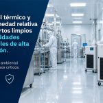 Control térmico y de humedad relativa en cuartos limpios con unidades portátiles de alta precisión