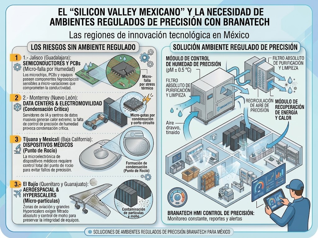El "Silicon Valley Mexicano" y la necesidad de ambientes regulados de precisión con Branatech