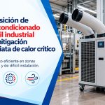 Adquisición de aire acondicionado portátil industrial para mitigación inmediata de calor crítico